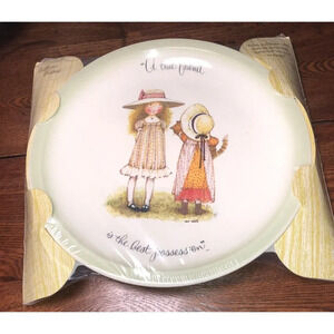 Vintage Holly Hobbie Collector's 10" Plate 1972  True Friend Best Possession New